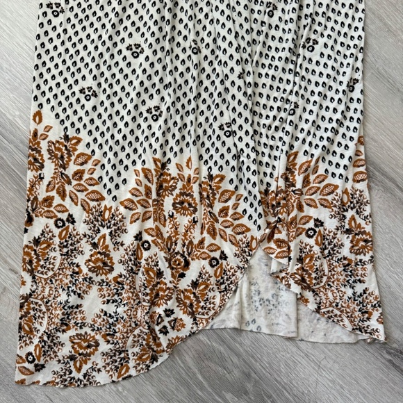 Free People Women’s neutral Rayon Pull on Maxi Skirt Size Small Summer - Picture 14 of 15